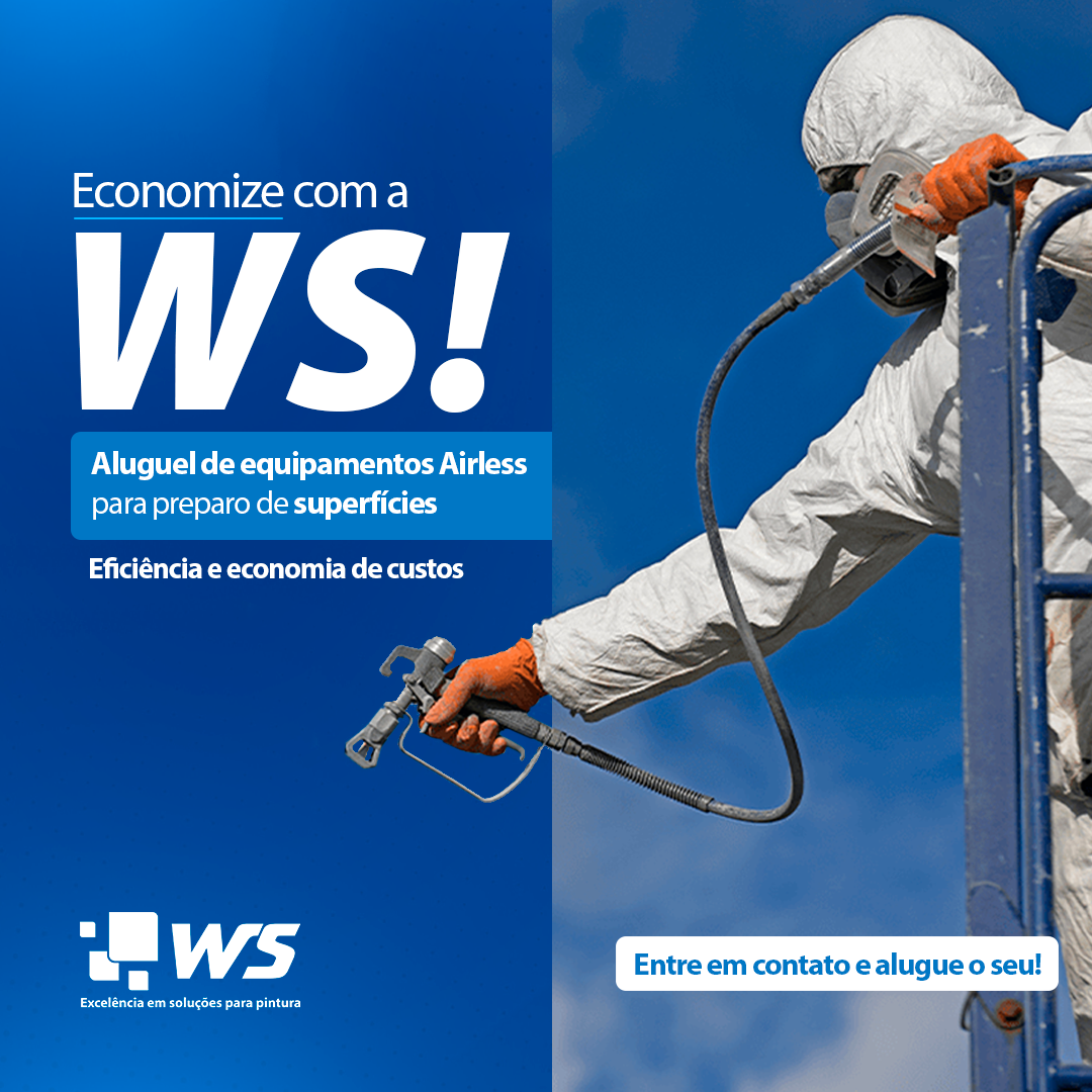 Maximize Seu Orçamento com o Aluguel de Equipamentos de Pintura da WS!