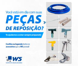 Você está em dia com suas peças de reposição?  Te ajudamos a estar sempre preparado