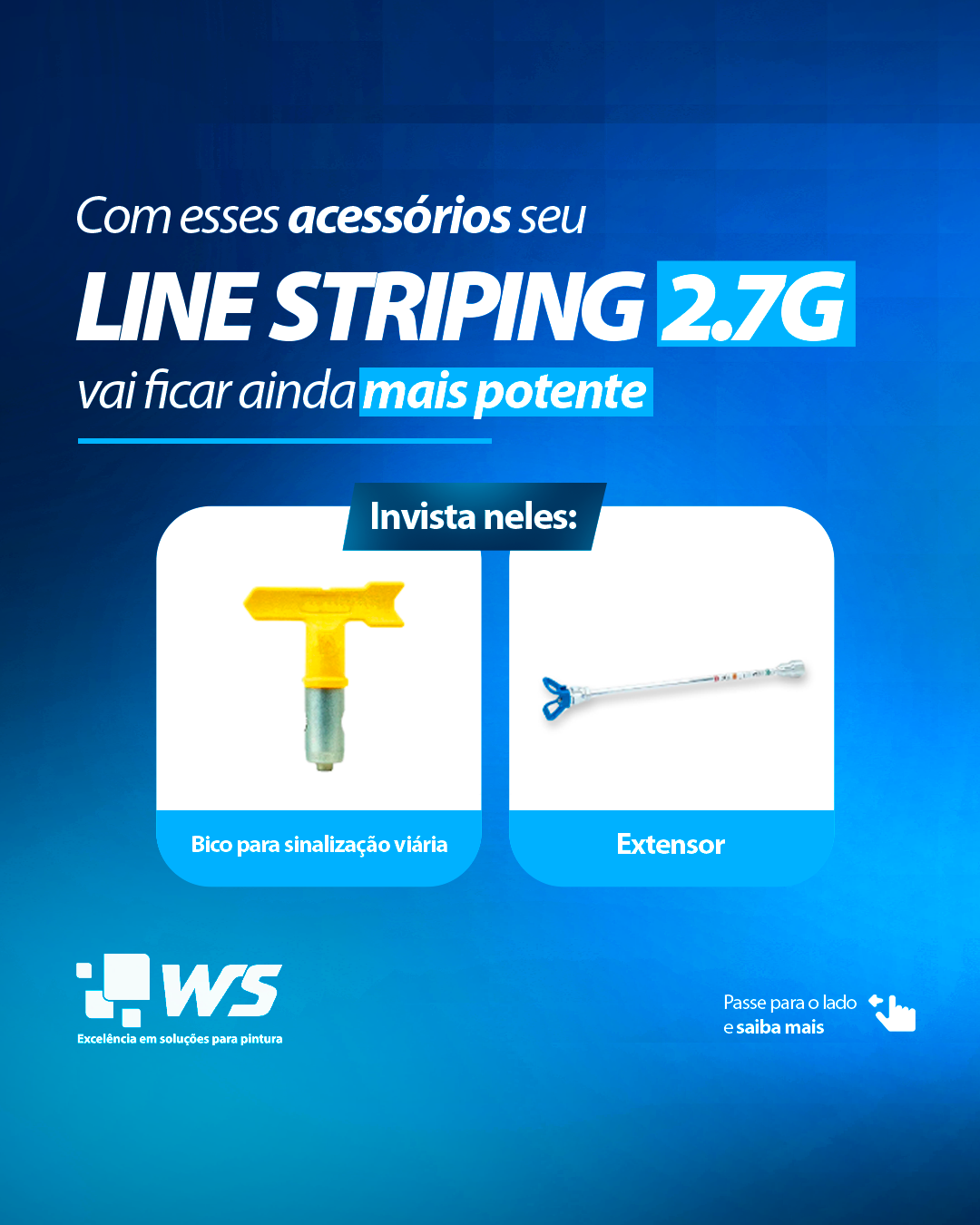 om esses acessórios seu Line Striping 2.7G vai ficar ainda mais potente!