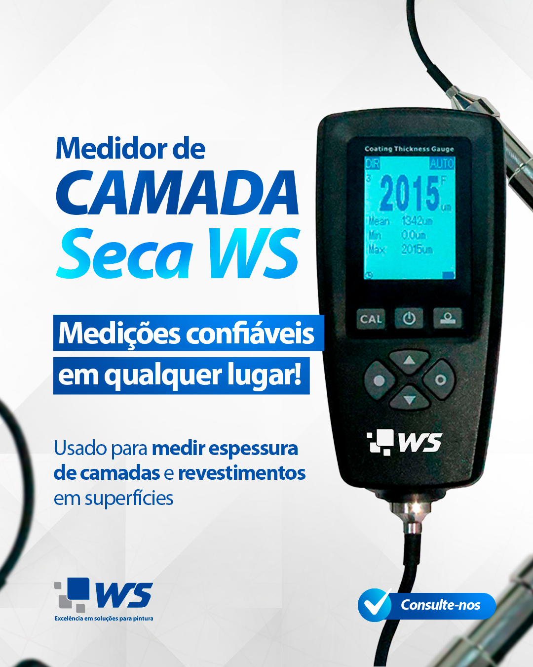 Medidor de Camada Seca WS!