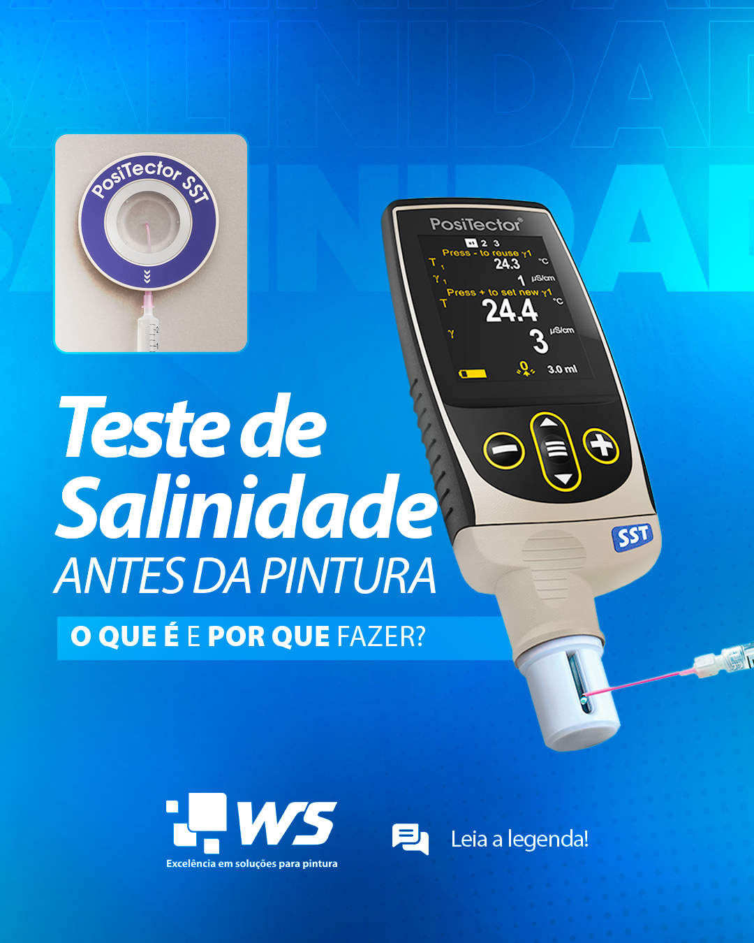 Teste de Salinidade antes da pintura. O que é e por que fazer?