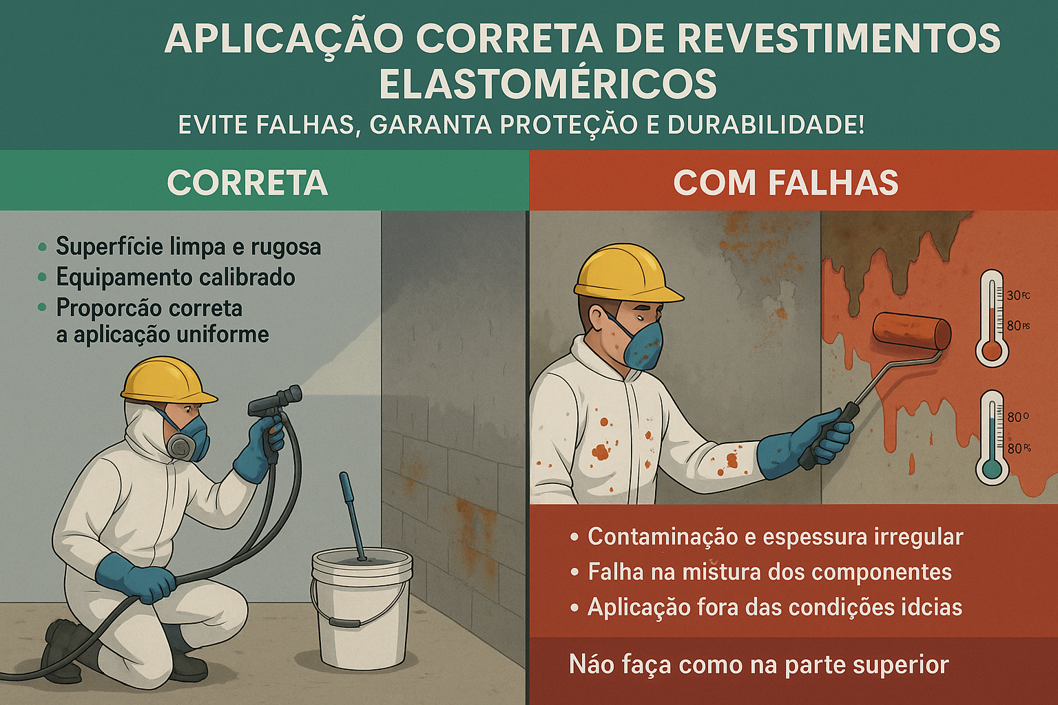 🛠️ Guia Prático: Como Aplicar Revestimentos Elastoméricos com Qualidade e Segurança